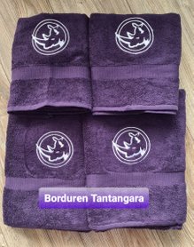handdoek borduren, logo op handdoek